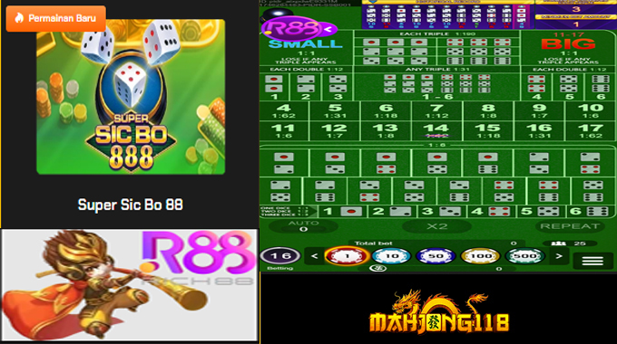 Rich88 - Mahjong118 - Sic Bo 88